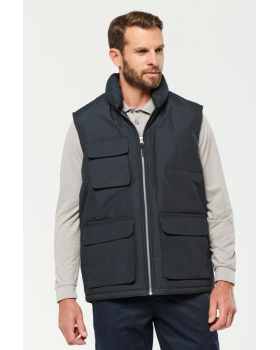 Multi-Pocket gepolsterte Bodywarmer für Herren WK615