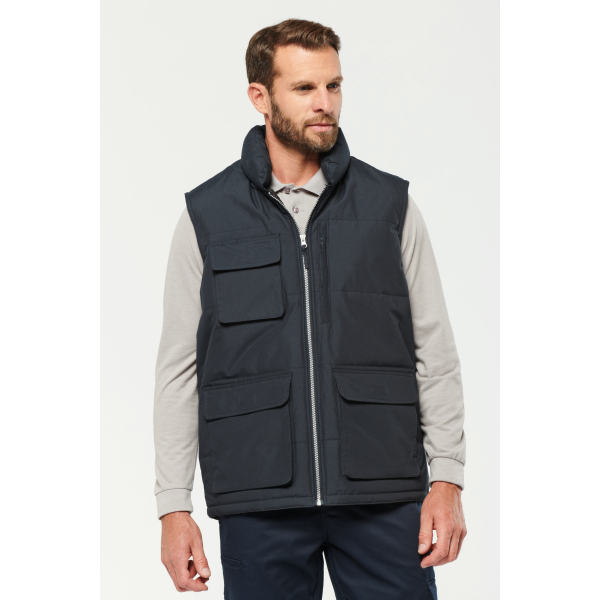 Bodywarmer matelassé multipoche pour homme WK615
