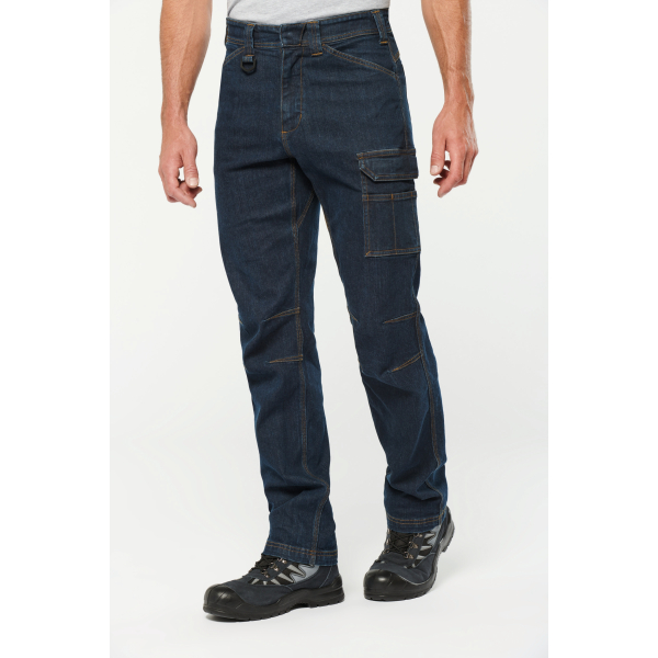 Pantalon Denim multipoches homme WK705
