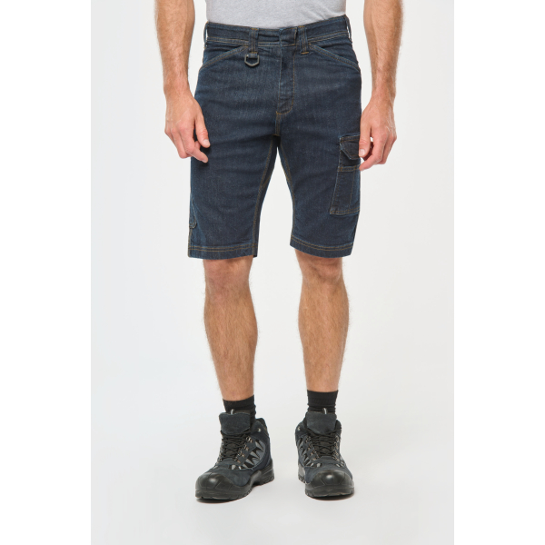 Bermuda denim multipoches homme WK715