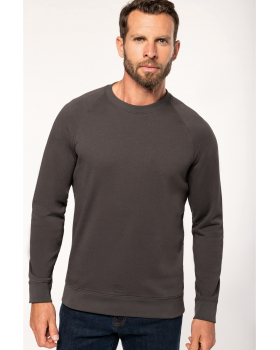 Sweat-shirt col rond homme en 100% coton WK402