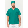 Tunique Manches Courtes en Polyester coton WK507