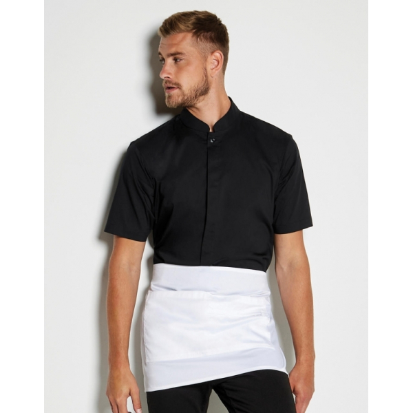Tailored Fit Mandarin Collar Shirt SSL KK122