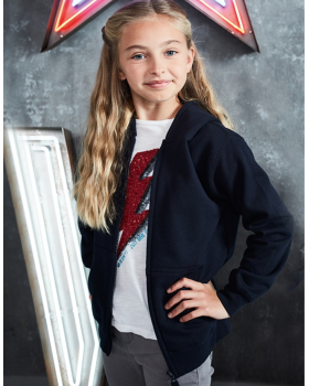 Sweat-shirt zippé à capuche pour enfant AWDis JH50J