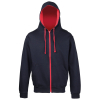Zipped sweatshirt Varsity AWDis JH053