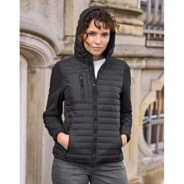 Ladies` Hooded Crossover Jacket Tee Jays 9629