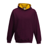 Sweat à capuche varsity Enfant AWDis JH003J