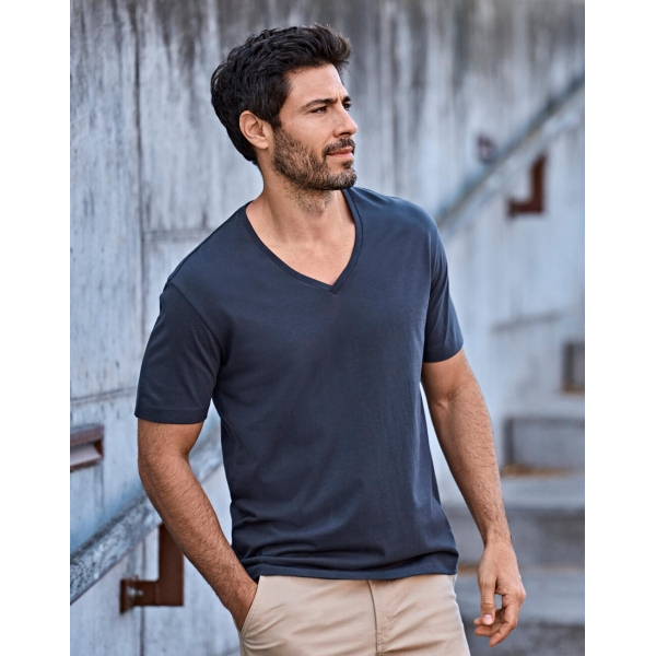 Men's T-shirt Col V Deep Sof Tee Tee Jays 8006 - 1