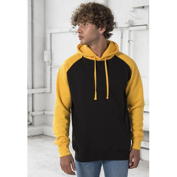 Sweat-shirt à capuche baseball AWDis JH009 - 1