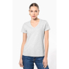 T-Shirt Col V Manches Courtes Femme Kariban K381