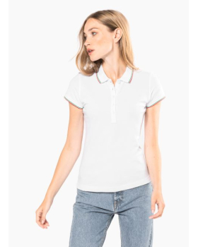 Polo Manches Courtes Double Liseré Femme Kariban K251 - 19