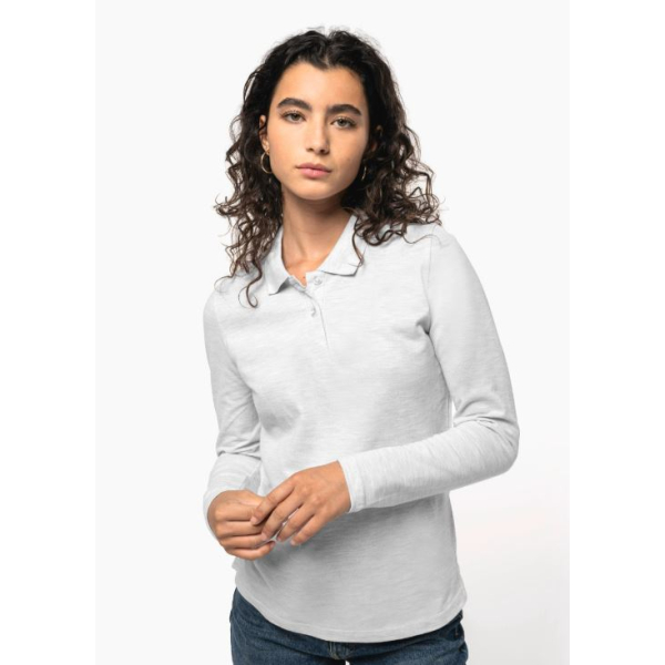 Polo Manches Longues Femme Kariban K244 - 3