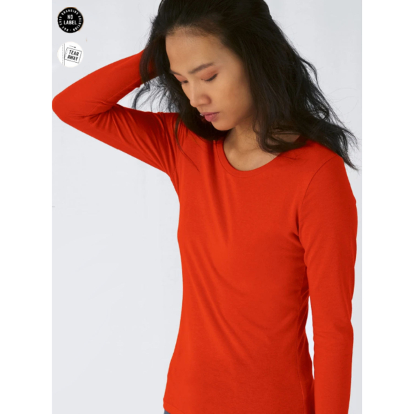 T-shirt Long sleeves Woman Organic Cotton INSPIRE B&C TW071 - 10