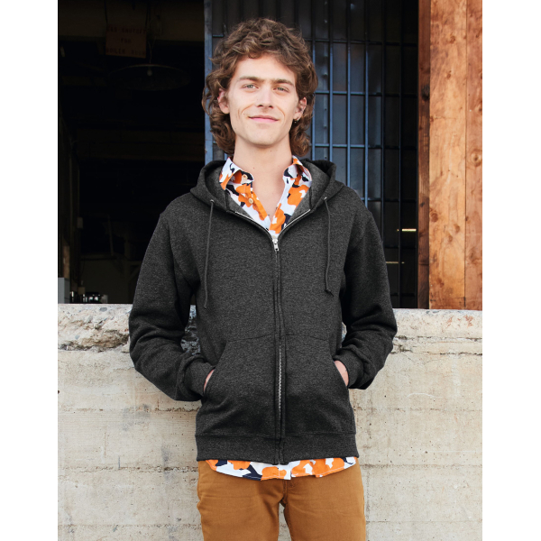 Sweat Zippé Intégral Avec Capuche Jerzees