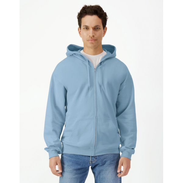 Sweat Softstyle Zippé Intégral à Capuche Gildan - 1