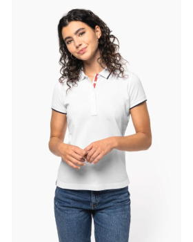 Polo Manches Courtes Up-Collar Femme Kariban K252 - 1