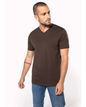 T-Shirt Col V Manches Courtes Kariban K357 - 1