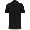 Polo Day To Day contrasté manches courtes homme Black / Silver