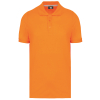 Polo manches courtes homme Orange