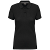Polo manches courtes femme Black