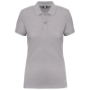 Polo manches courtes femme Oxford Grey
