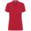 Polo manches courtes femme Red