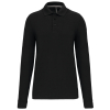 Polo manches longues homme Black