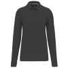 Polo manches longues homme Dark Grey