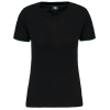 T-shirt Day To Day manches courtes femme Black / Kelly Green