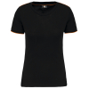 T-shirt Day To Day manches courtes femme Black / Orange