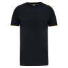 Day To Day T-shirt short sleeves man Black / Yellow