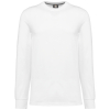 T-shirt eco-responsible long sleeves unisex White