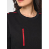 Sweat-shirt Day To Day zip poche contrastée unisexe WK403 - 2