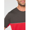 T-shirt bicolore manches courtes unisexe WK304 - 1