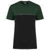 T-shirt bicolore écoresponsable manches courtes unisexe