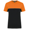 T-shirt bicolore écoresponsable manches courtes unisexe