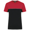 T-shirt bicolore écoresponsable manches courtes unisexe