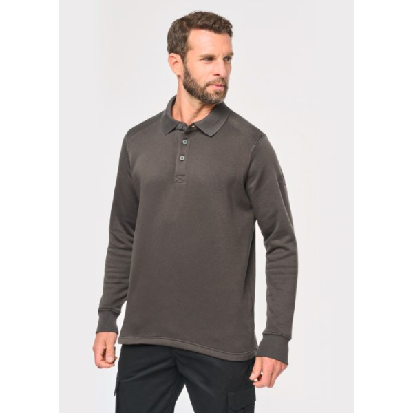 Sweat-shirt col polo homme WK4000 - 7