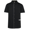 Blouse polycoton avec boutons-pression homme Black