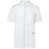 Blouse polycoton avec boutons-pression homme White