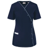Blouse polycoton avec boutons-pression femme Navy