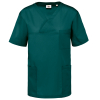 Unisex Emerald Green Short Sleeve Short Sleeve Tunic