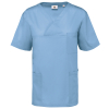 Sky Blue Unisex Polycotton Short Sleeve Tunic