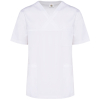 White Unisex Polycotton Short Sleeve Tunic