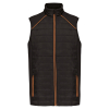 Bodywarmer Day To Day two-material unisex Black / Orange