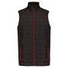 Bodywarmer Day To Day two-material unisex Black / Red