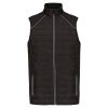 Bodywarmer Day To Day bi-matière unisexe Black / Silver