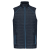 Bodywarmer Day To Day bi-matière unisexe Navy / Light Royal Blue