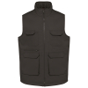 Gilet polycoton multipoches rembourré unisexe Dark Grey