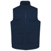 Gilet polycoton multipoches rembourré unisexe Navy